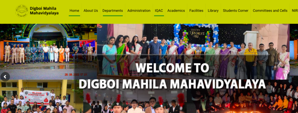 Digboi Mahila Mahavidyalaya admission 2023-24