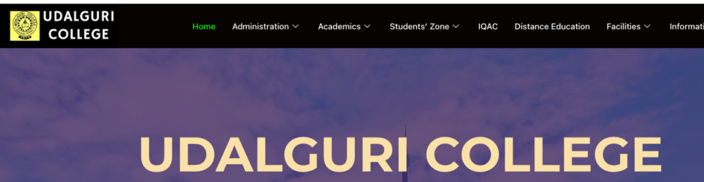 Udalguri College Merit List download pdf 2023