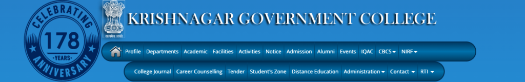 Krishnagar Govt College Admission 2023-24