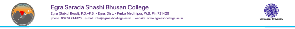 Egra ssb College merit list download links 2023 for ug admission ba bsc bcom